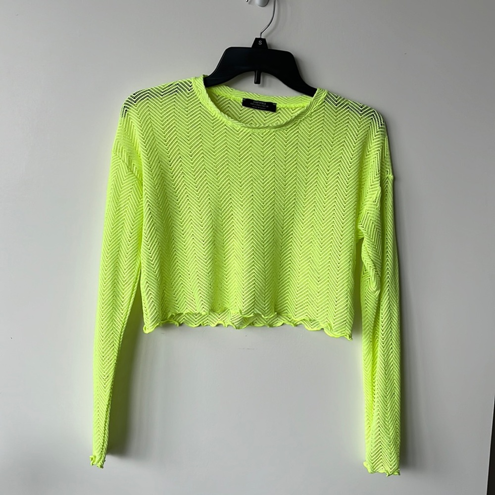 Neon crop top